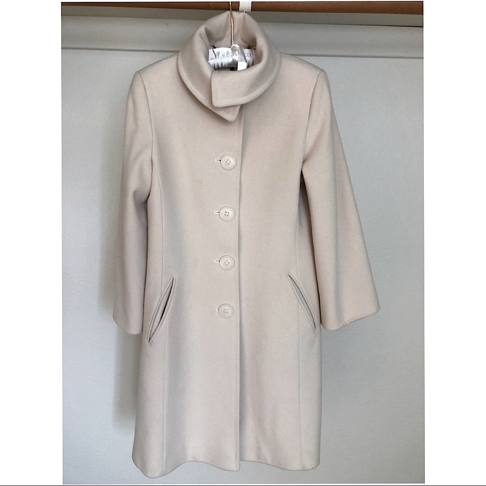 DKNY wool-blend coat, size 8.